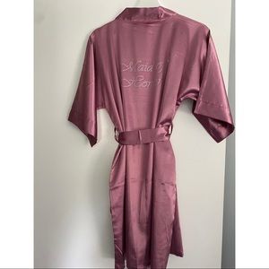 Maid of Honor Silk Robe